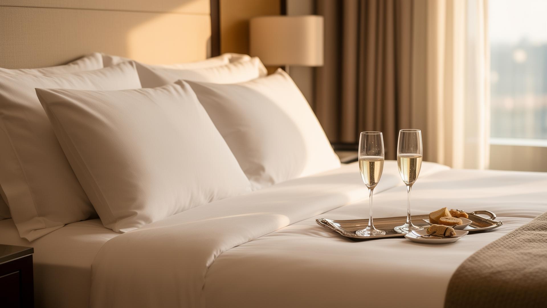 Cama com enxoval premium